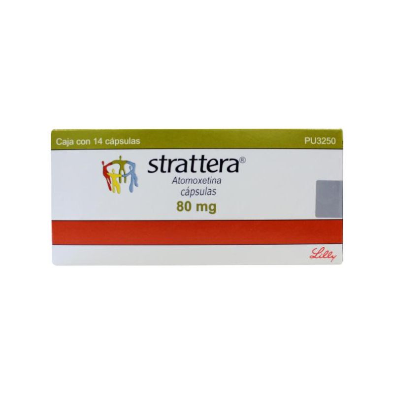 STRATTERA (ATOMOXETINE) 14 CAPS 80 MG