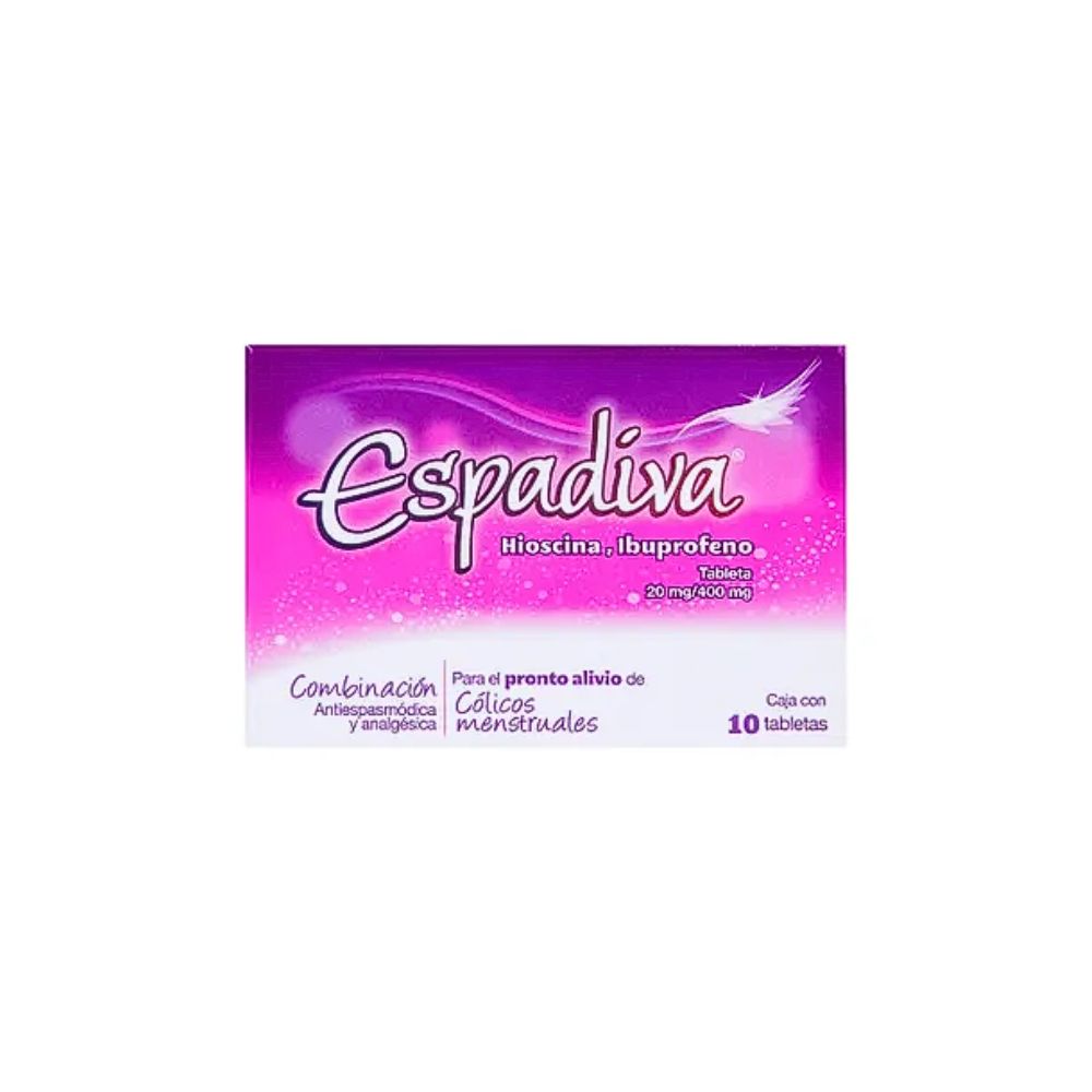 ESPADIVA (HYOSCINE / IBUPROFEN) 20MG / 400MG 10 TABS