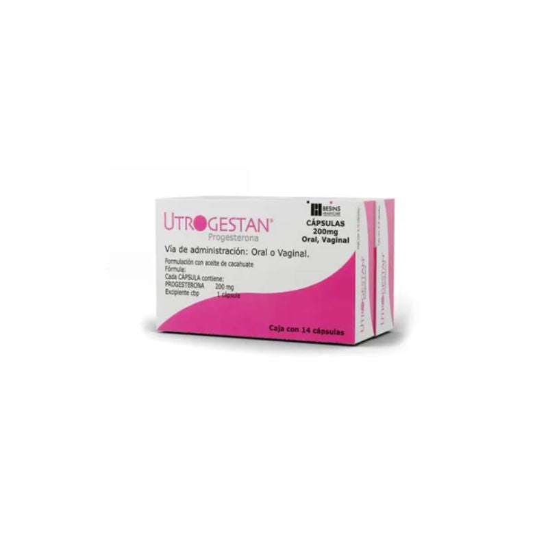 UTROGESTAN 200MG DUO PACK 14+14 CAPSULES ORAL, VAGINAL