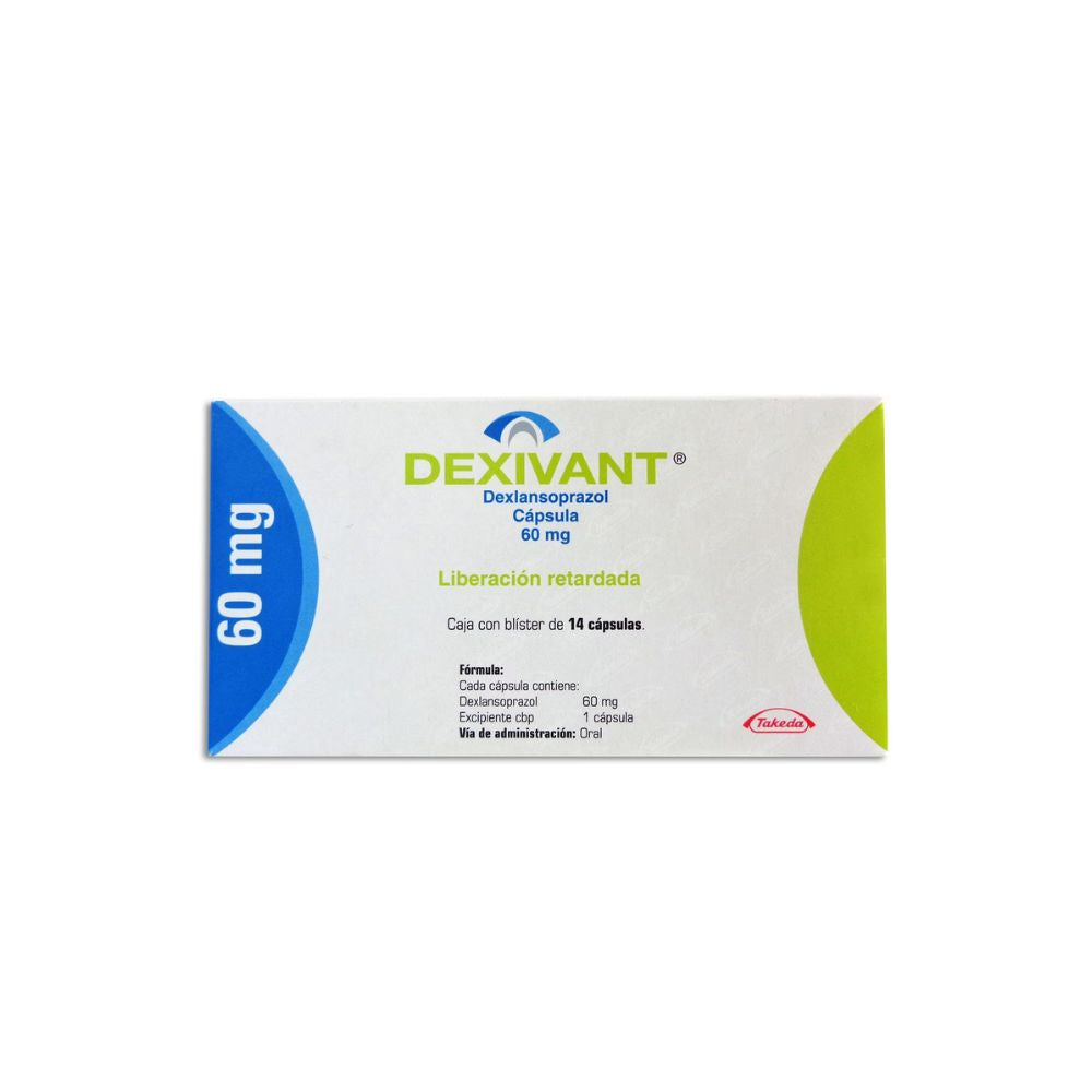DEXIVANT (DEXLANSOPRAZOLE) 60MG 14 CAPSULES