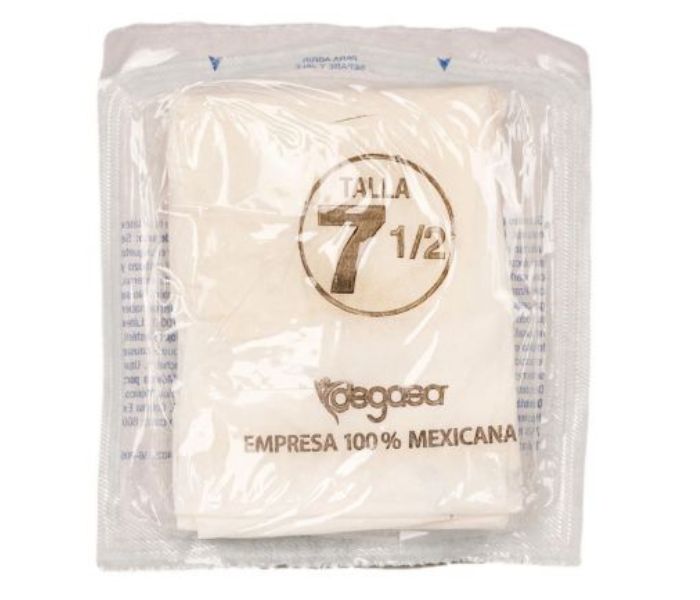GUANTES PARA CIRUGÍA LÁTEX ESTÉRIL DESECHABLES (DEGASA) 1 PAR TALLA 7 1/2