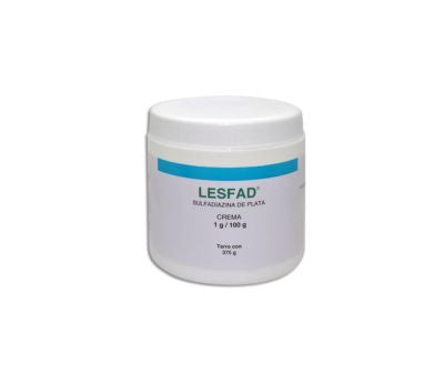 LESFAD (SILVER SULFADIAZINE) CREAM 1G/100G JAR WITH 375G