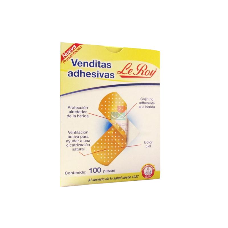 ADHESIVE BANDAGES LEROY SKIN 100CT