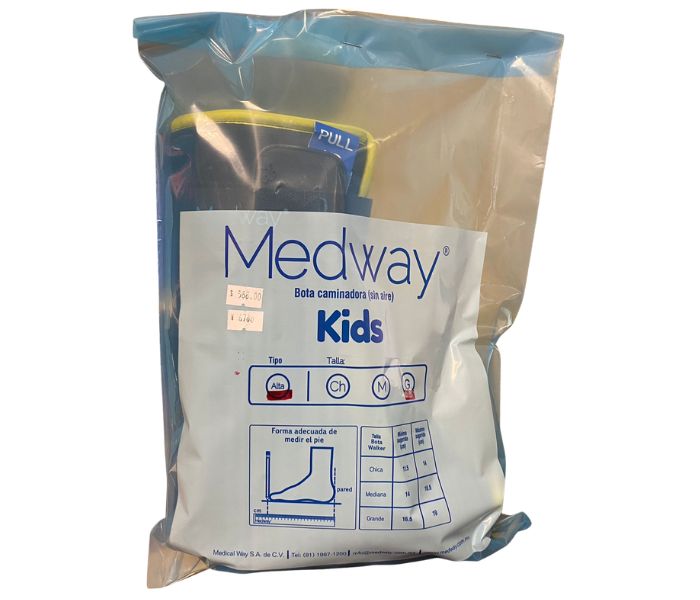 BOTA CAMINADORA (MEDWAY) SIN AIRE INFANTIL ALTA TALLA GRANDE