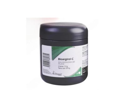 BIOARGIROL-C (SILVER SULFADIAZINE) CREAM 1.0G JAR WITH 375G
