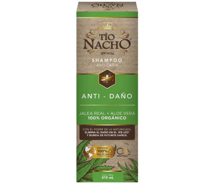 SHAMPOO TIO NACHO ANTI-CAIDA, ANTI-DAÑO 415ML