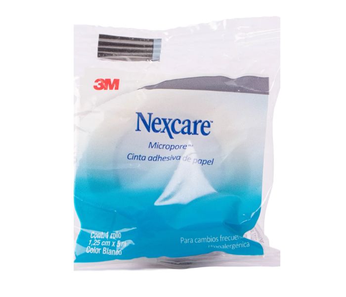 CINTA ADHESIVA MICROPORE (NEXCARE) BLANCA 1.25cm x 5m