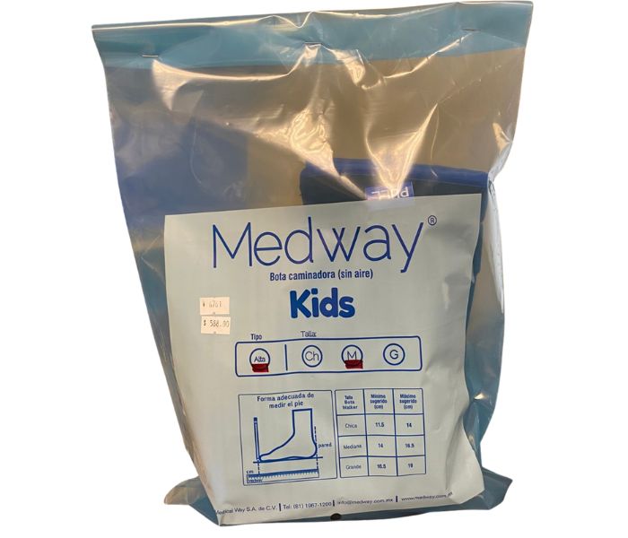 BOTA CAMINADORA (MEDWAY) SIN AIRE INFANTIL ALTA TALLA MEDIANA