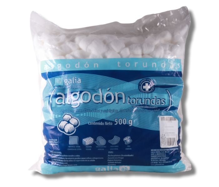 ALGODÓN TORUNDAS (GALIA) 500 G