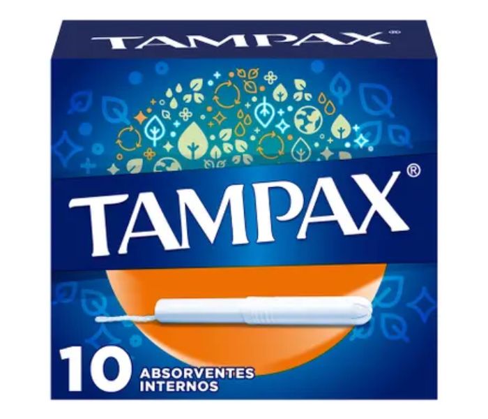 Tampones Tampax Super Plus Doble Protección 10 Piezas