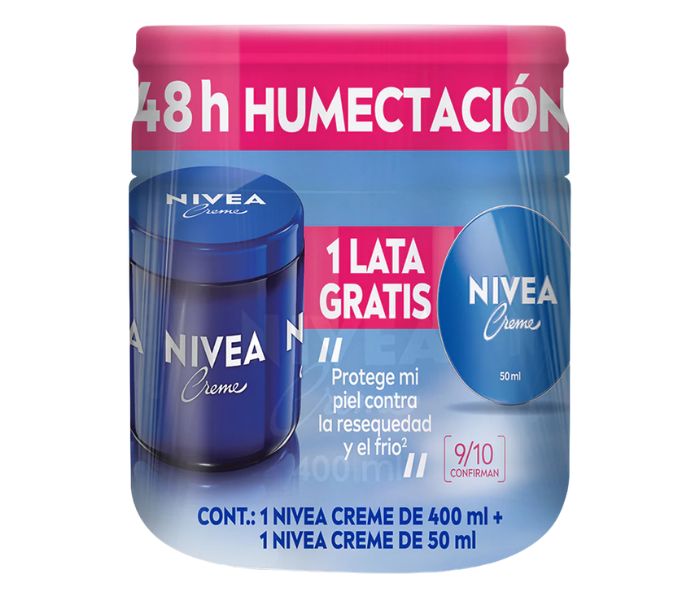 NIVEA CREME 400ML + LATA 50ML