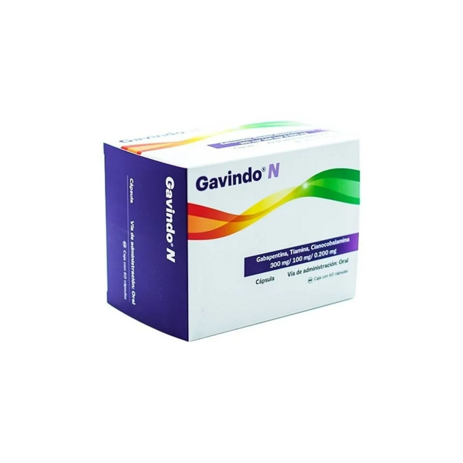 GAVINDO N 300MG/100MG/0.200MG 60 CAPSULES