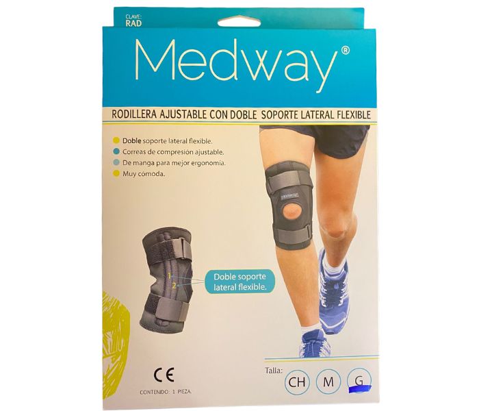 RODILLERA DOBLE SOPORTE LAT FLEX (MEDWAY) T: GRANDE 1 PZA