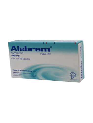 ALEBREM (NAPROXEN SODIUM) 550MG 12TABLETS