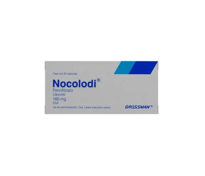 NOCOLODI (FENOFIBRATE) 160MG WITH 30 ORAL CAPSULES