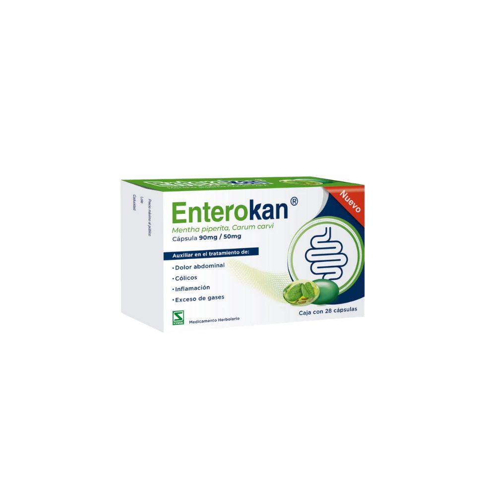 ENTEROKAN 90/50MG 28 CAPS