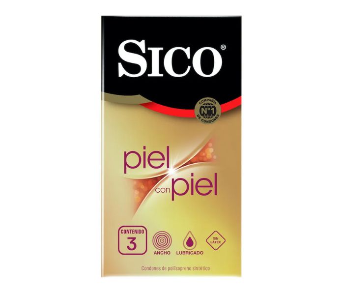 Preservativo Sico Poliisopropeno Sin Látex 3 Piezas