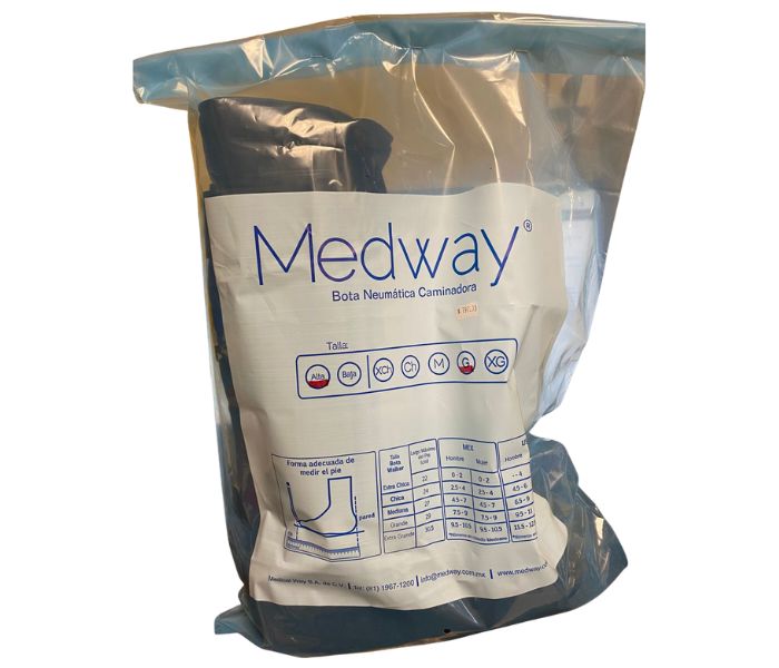 BOTA NEUMATICA CAMINADORA (MEDWAY) ALTA TALLA GRANDE