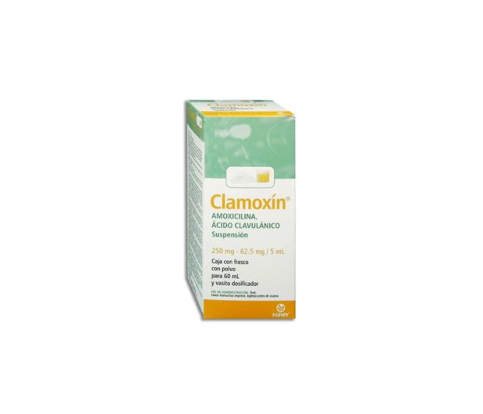CLAMOXIN (AMOXICILLIN/CLAVULANATE POTASSIUM) 250MG-62.5MG/5ML 60ML SUSPENSION