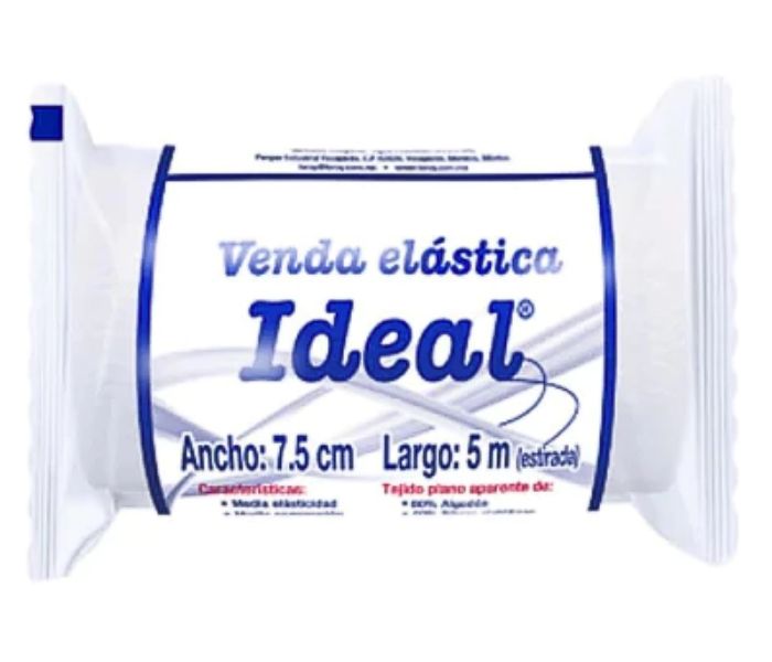 VENDA ELÁSTICA (IDEAL) 7.5cm x 5m C/1 PIEZA