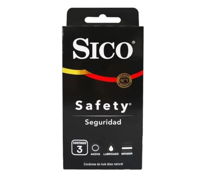 PRESERVATIVO SICO SAFETY 3 PIEZAS