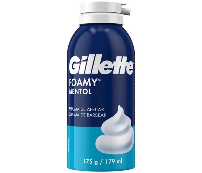 ESPUMA DE AFEITAR GILLETTE FOAMY MENTOL 179 ML