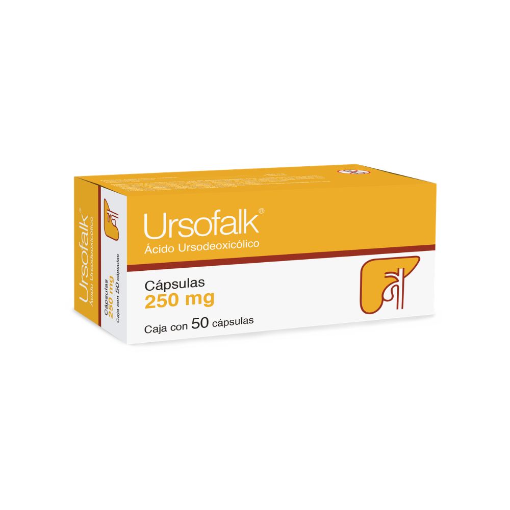 URSOFALK (URSODEOXYCHOLIC ACID) 250MG 50 CAPSULES