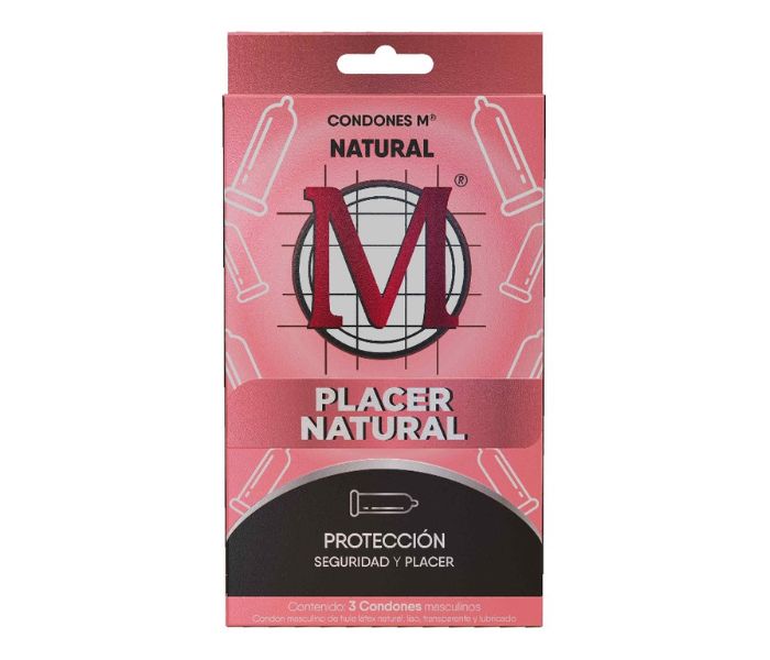 PRESERVATIVOS M NATURAL 3 PIEZAS