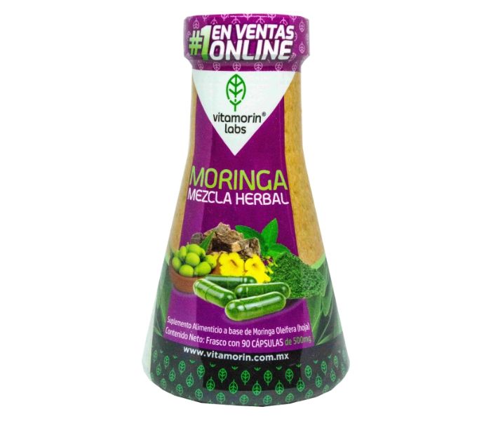 MORINGA MEZCLA HERBAL C/90 CAPS 500MG VITAMORIN