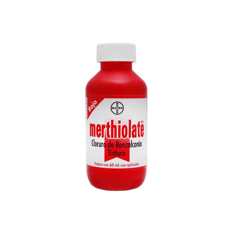 RED MERTHIOLATE (BENZALKONIUM CHLORIDE) 60ML
