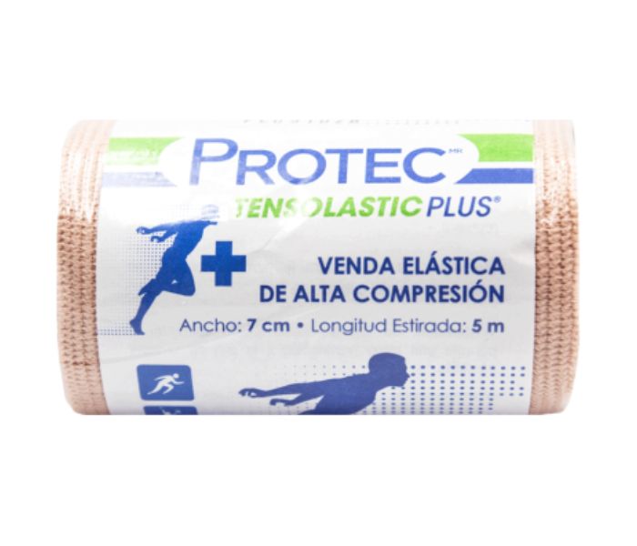 VENDA ELÁSTICA DE ALTA COMPRESIÓN (DEGASA) 7cm x 5m 1 PIEZA