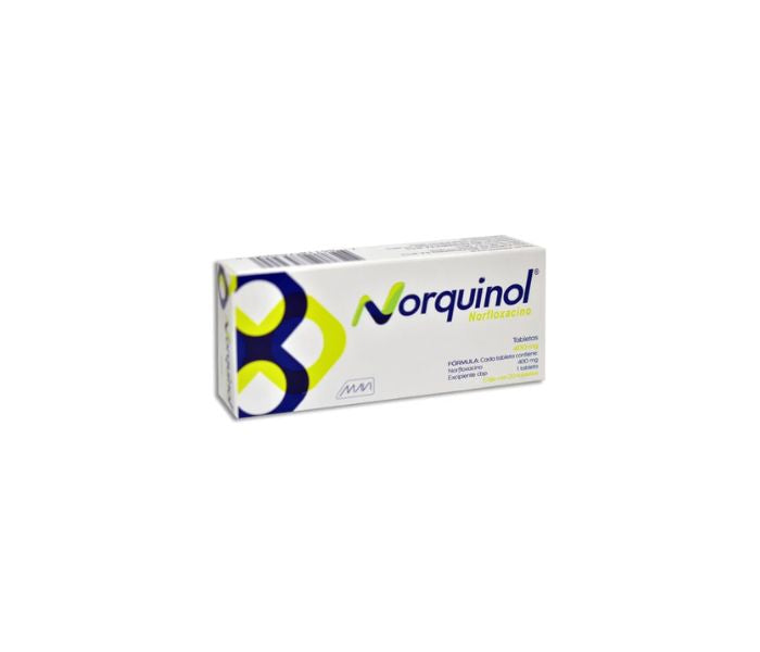 NORQUINOL (NORFLOXACIN) 400MG 20 TABLETS