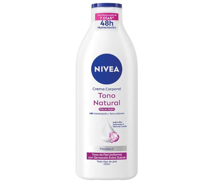 CREMA NIVEA CORPORAL ACLARADO NATURAL EFECTO SATIN