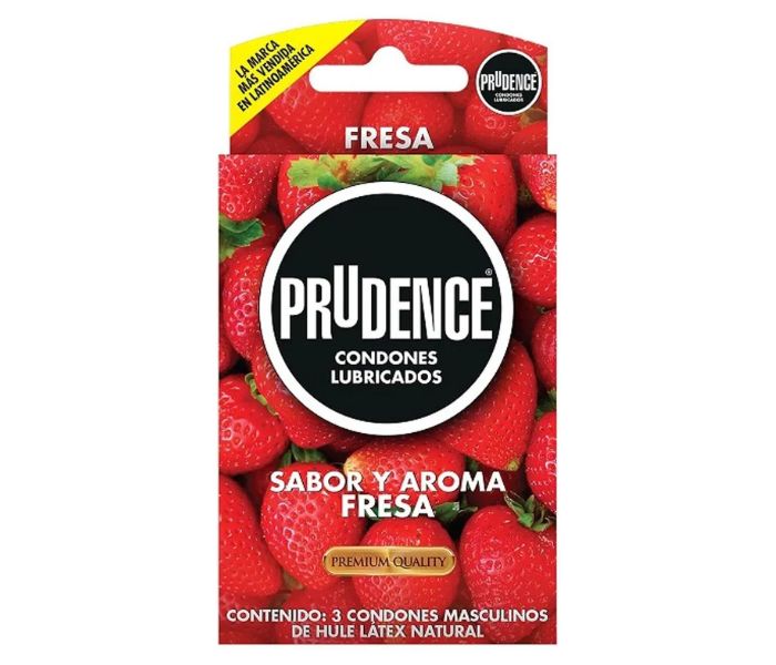 PRESERVATIVO PRUDENCE FRESA 3 PIEZAS