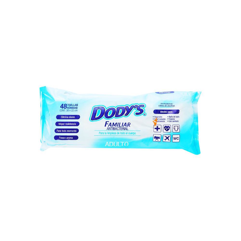 DODDYS FAMILIAR TOALLITAS HUM C/48 PZ