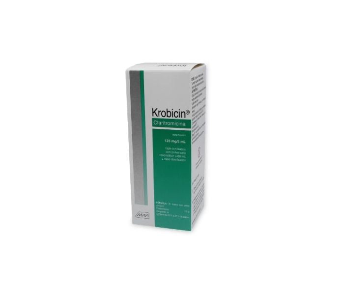 KROBICIN (Clarithromycin) 125mg/5ml susp60ml