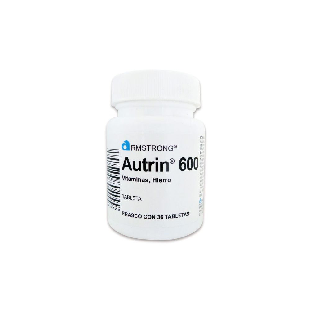 AUTRIN 600 (HIERRO Y VITAMINAS) C/36 TABS