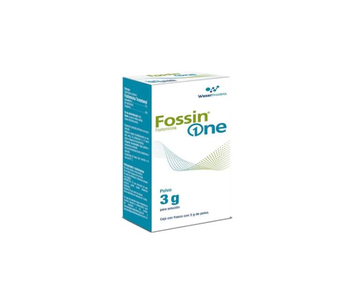 FOSSIN ONE (FOSFOMYCIN) BOX WITH VIAL WITH 3G POWDER