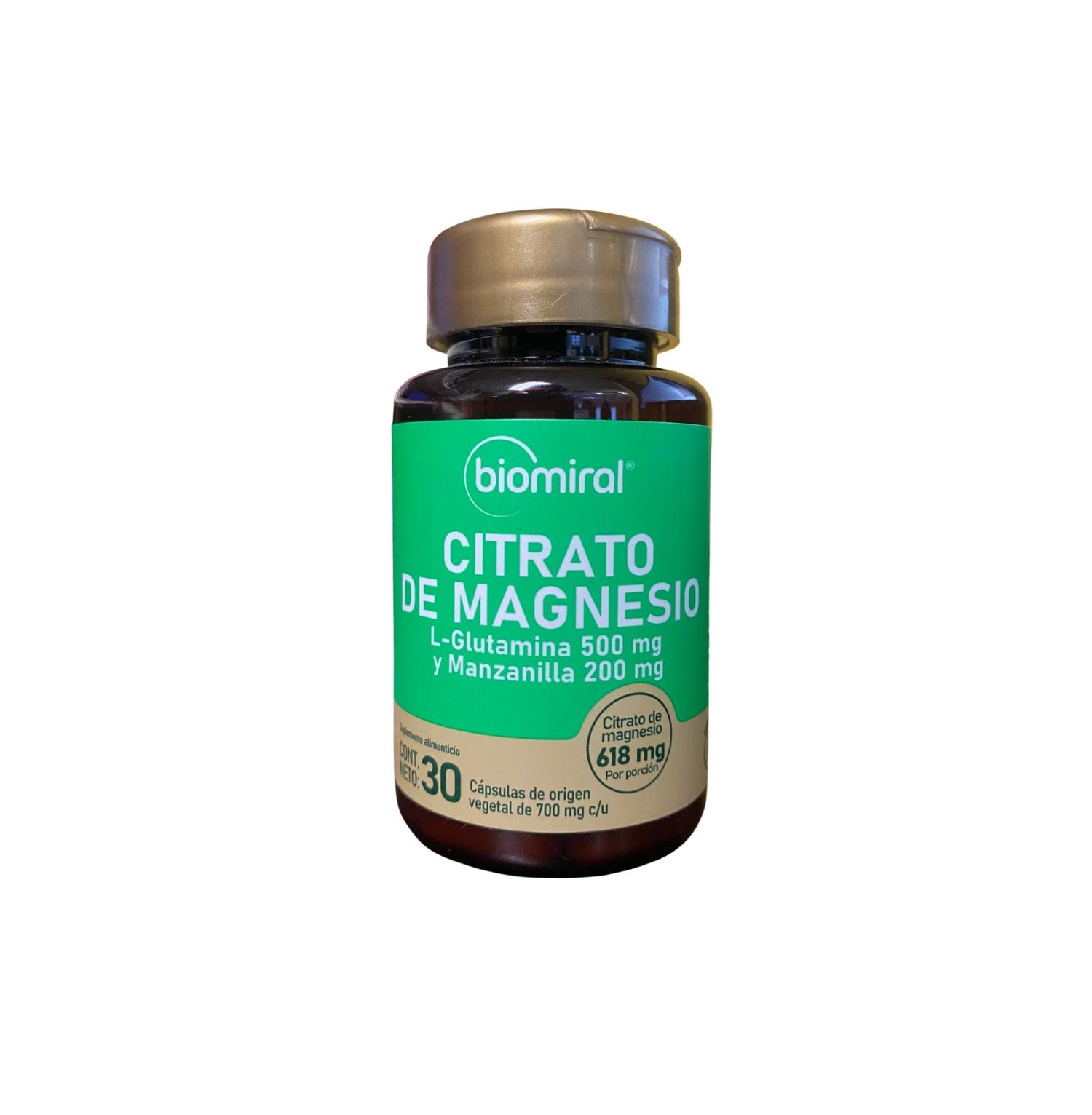 CITRATO DE MAGNESIO (Biomiral) Fco. c/30 CAPS. 700 MG