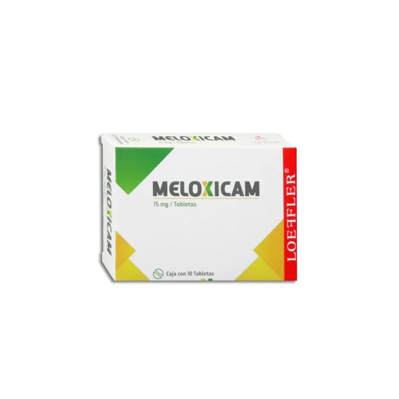 MELOXICAM (Loeffler) with 10 TABLETS. (DOLOCAM) 15 MG.