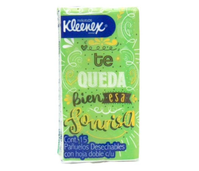 PAÑUELOS DESECHABLES KLEENEX 15 PIEZAS