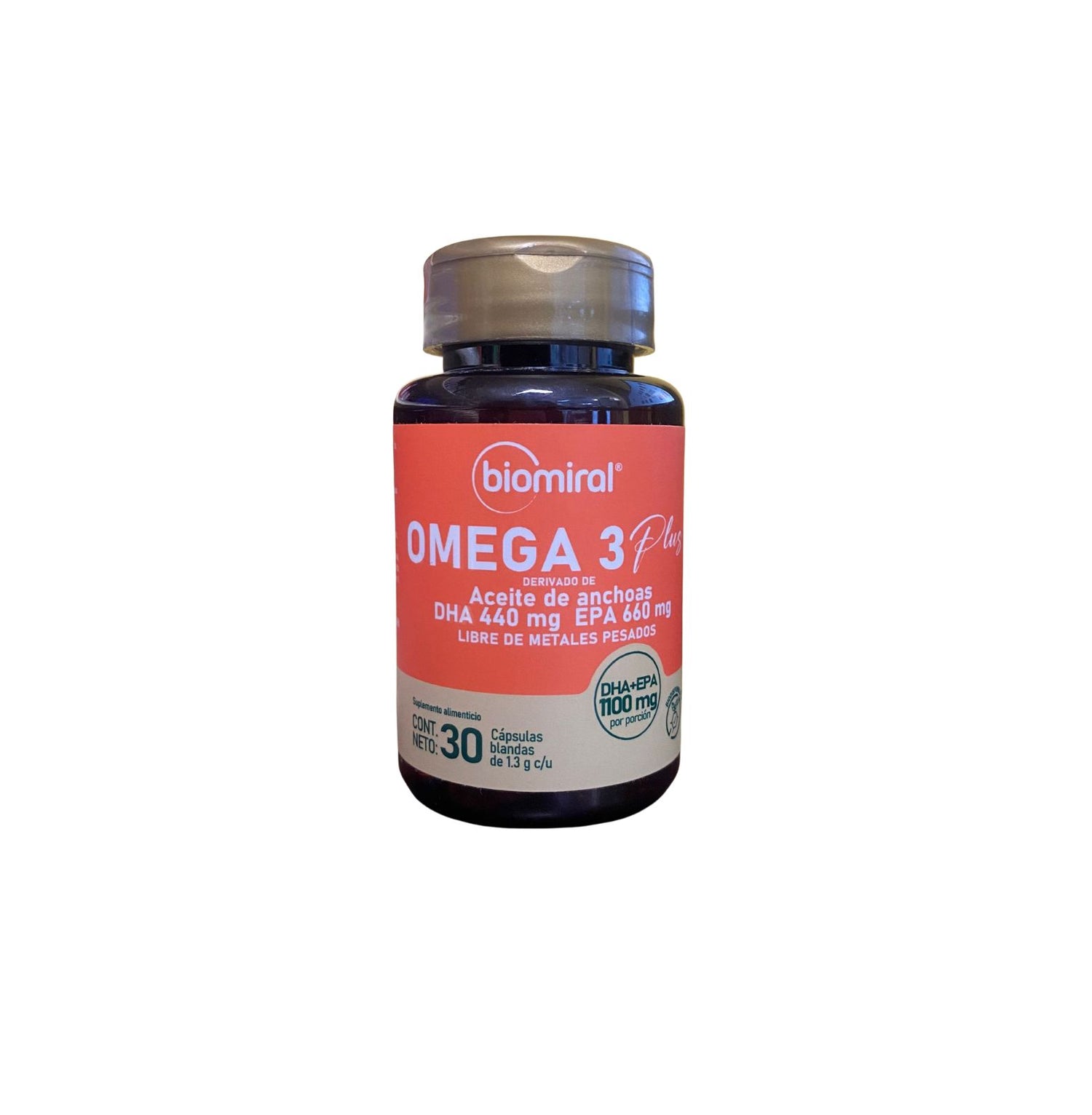 OMEGA-3 PLUS (Biomiral) Fco. c/30 CAPS. 1.3G