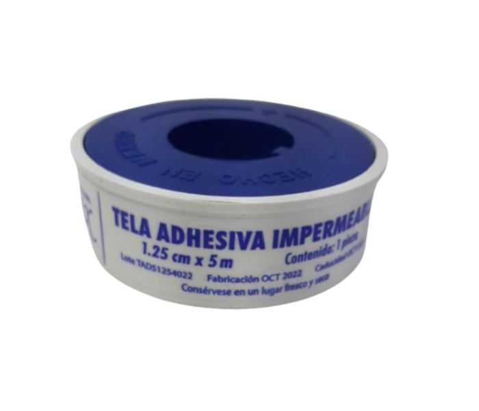 TELA ADHESIVA (QUIRMEX) 1.25cm x 5m 1 PIEZA
