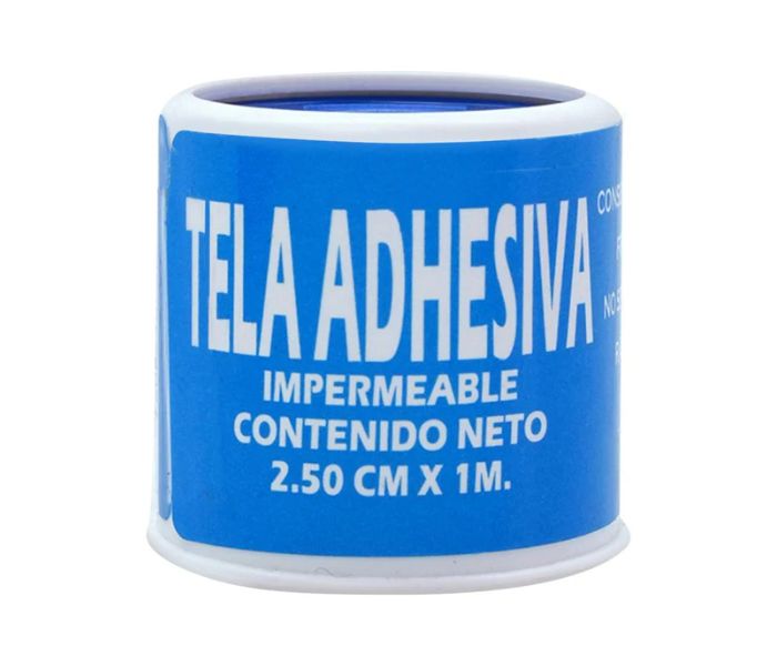 TELA ADHESIVA (QUIMICOS CALI) 2.5cm x 1m 1 PIEZA