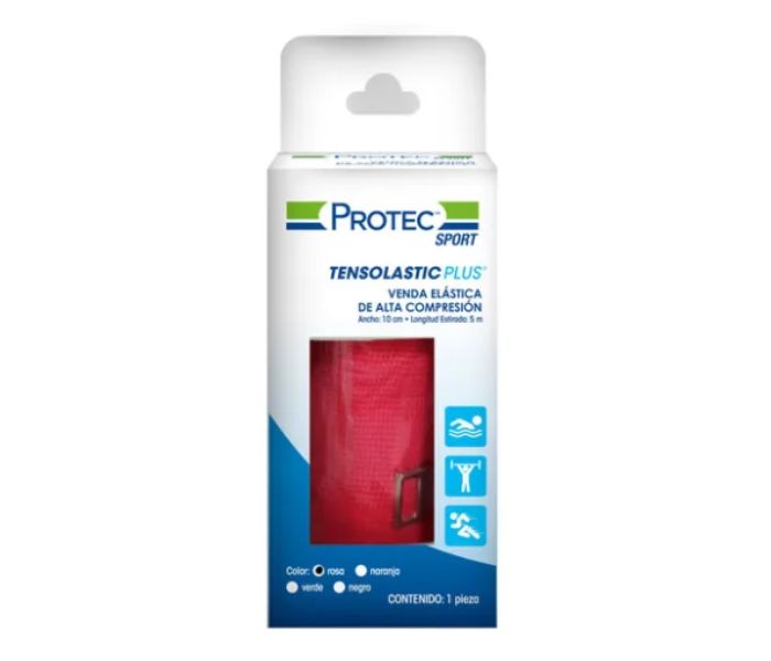 VENDA ELÁSTICA DE ALTA COMPRESIÓN (DEGASA) COLOR ROSA 1 PZA