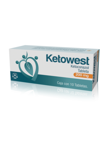 KETOWEST (KETOCONAZOLE) 200MG 10 TABLETS