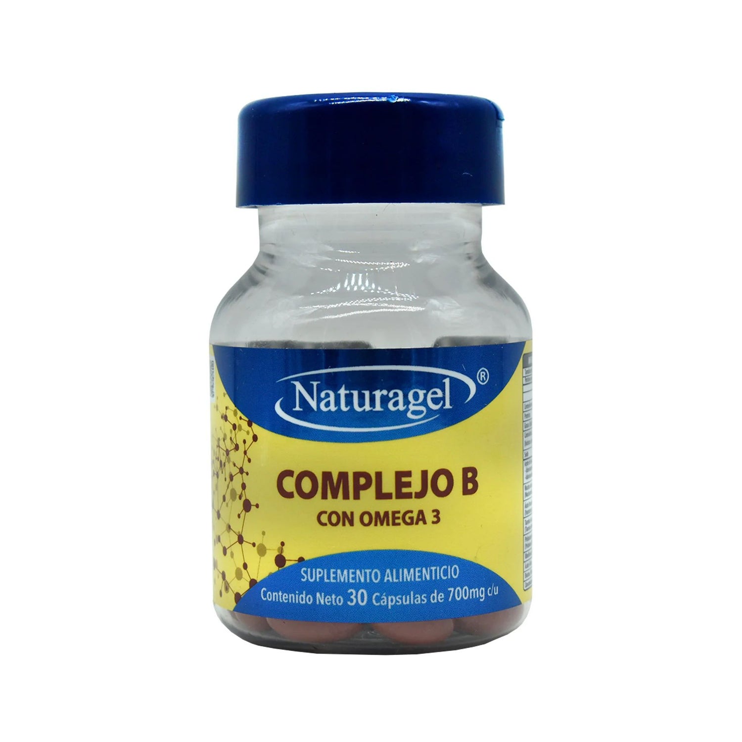 COMPLEJO B CON OMEGA-3 (Naturagel) c/30 CAPS. 700 MG.