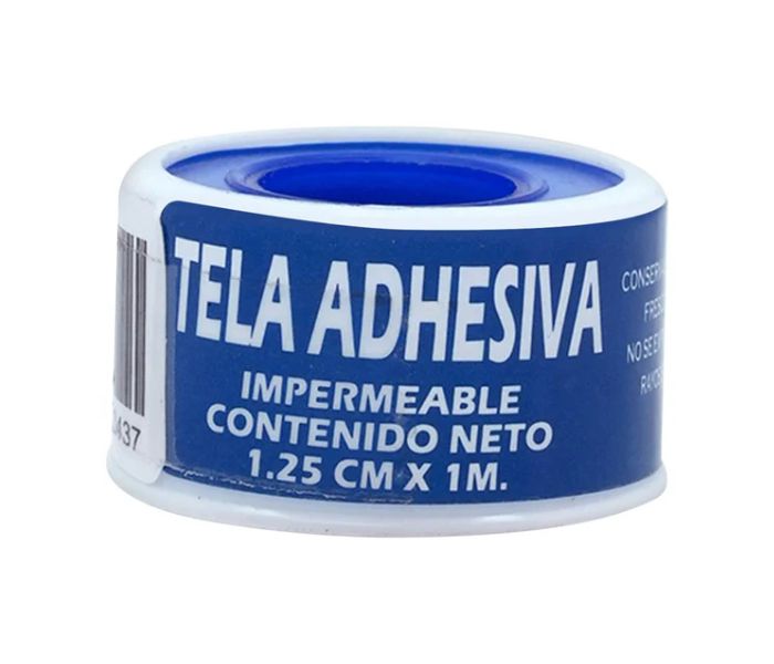 TELA ADHESIVA (QUIMICOS CALI) 1.25cm x 1m 1 PIEZA