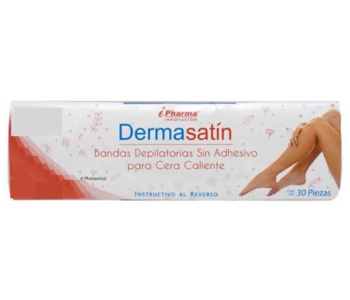 BANDAS DEPILATORIAS SIN ADHESIVO P/CERA CALIENTE I PHARMA 30 PIEZAS
