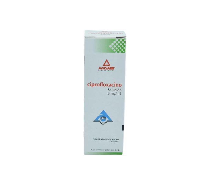 CIPROFLOXACIN (Amsa) 3MG/ML OPHTHALMIC SOLUTION 5ML